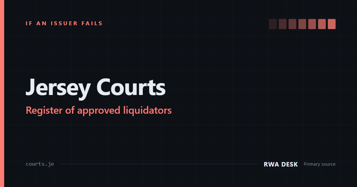 Jersey: Register of Approved Liquidators