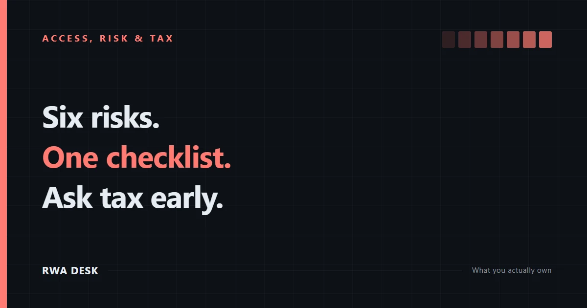 Is Swapping One RWA Token for Another a Taxable Event?
