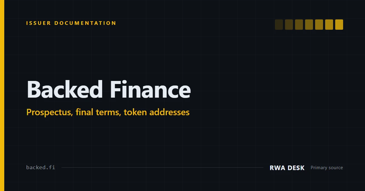 Backed Finance
