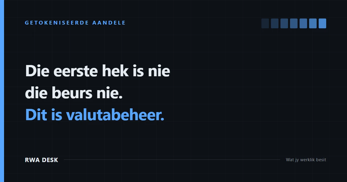 Getokeniseerde aandele in Suid-Afrika: SDA, SARS en hoe om te koop