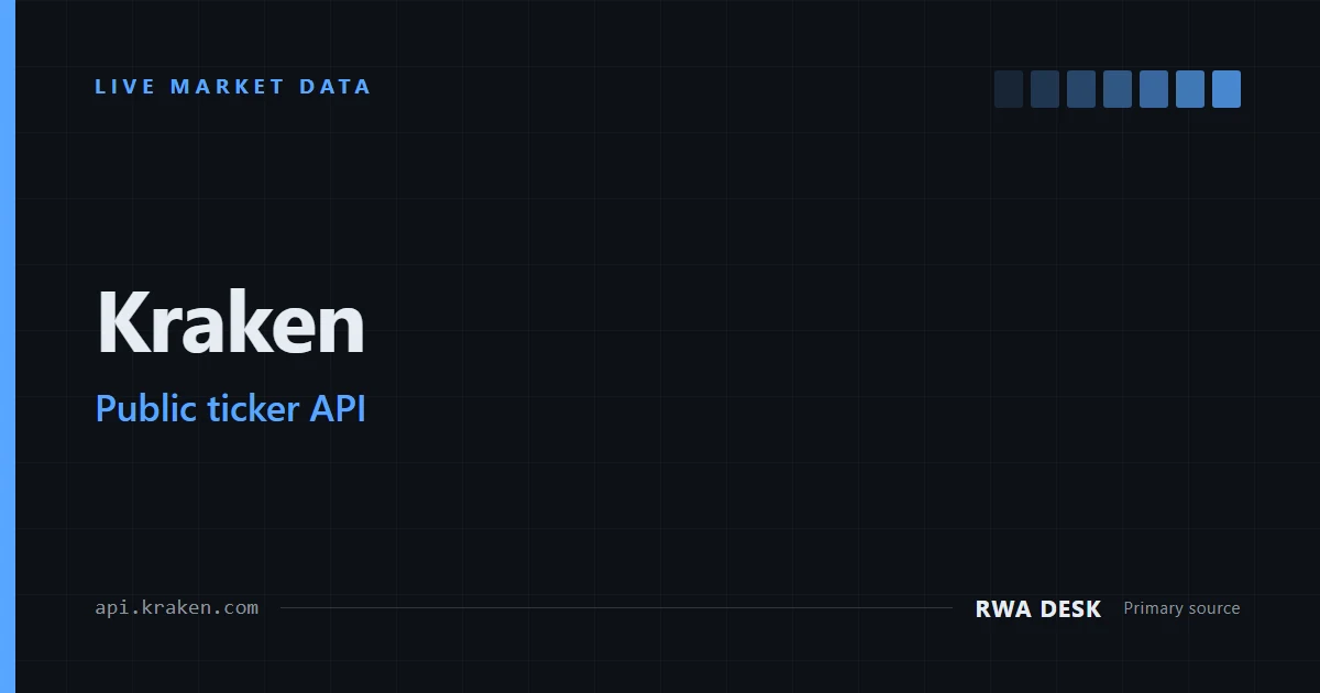 Kraken Public Ticker