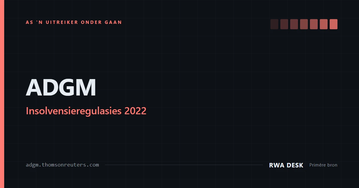 ADGM se insolvensieregulasies 2022