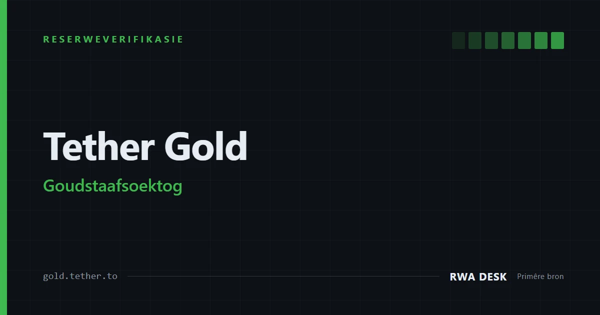 Tether Gold-staafsoektog
